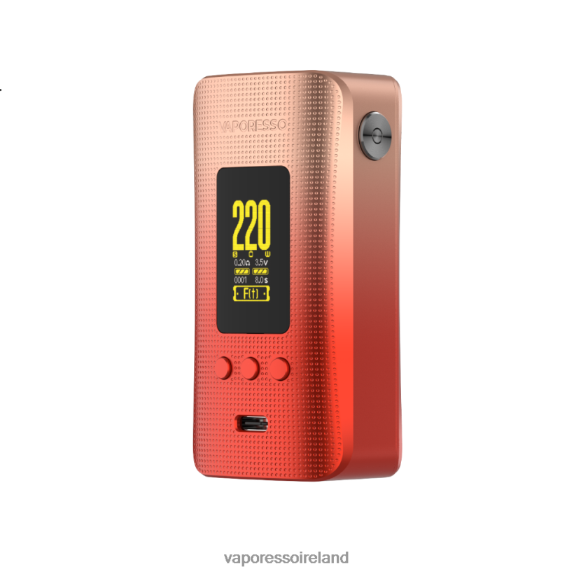 Neon Orange Vaporesso GEN 200 Mod 68RZZP241 Vaporesso vape Ireland