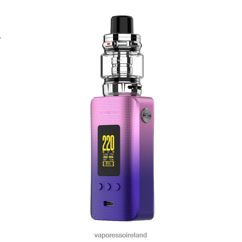 Neon Purple Vaporesso GEN 200 (iTank2) 68RZZP144 Vaporesso vape instructions